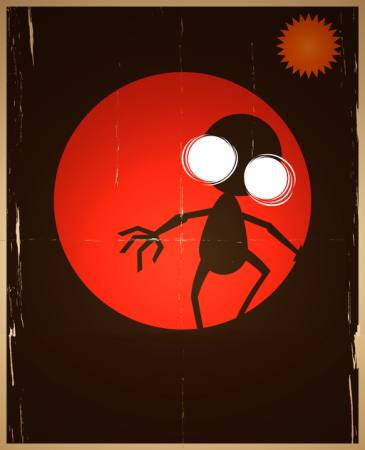 vermelho, alienígena, preto, monstro, inseto, olhos, branco Dietmar Höpfl - Dreamstime