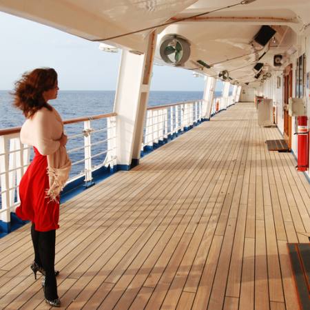 barco, viagem, mulher, vestido, mar, água, oceano Ramunas Bruzas - Dreamstime
