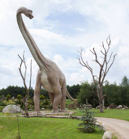 dinossauro, parque, árvore, árvores, animal Caesarone