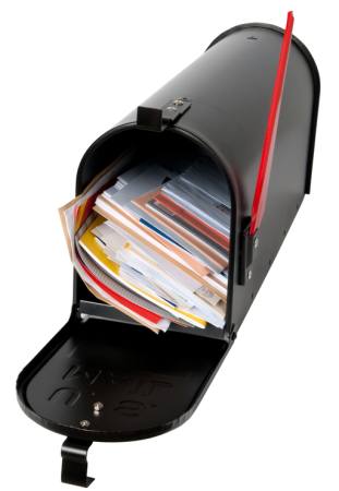 mail, caixa de correio, letra, vermelho, caixa Photka - Dreamstime