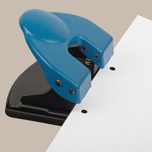 azul, ferramentas, escritório, objeto, papel, furo, preto Burnel1