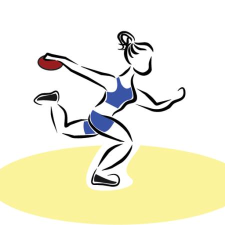 esporte, esportes, jogar, mulher, amarelo, azul Nuriagdb - Dreamstime