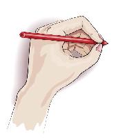 Pixwords Com a imagem mão, caneta, escrita, dedos, lápis Valiva