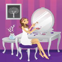 Pixwords Com a imagem mulher, composição, árvore, espelho, mesa Artisticco Llc - Dreamstime