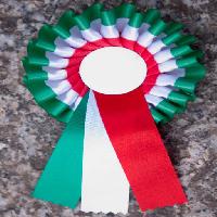 Pixwords Com a imagem fita, bandeira, cores, mármore, verde, branco, vermelho, redondo Massimiliano Ferrarini (Maxferrarini)