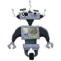 Pixwords Com a imagem roda, olhos, mão, máquina, robô Dedmazay - Dreamstime
