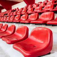 Pixwords Com a imagem assentos, vermelho, cadeira, cadeiras, estádio, banco Yodrawee Jongsaengtong (Yossie27)