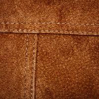 Pixwords Com a imagem jeans, couro, costurados, marrom Taigis