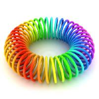 Pixwords Com a imagem arco íris, cores, brinquedos, redondo Sergii Godovaniuk - Dreamstime