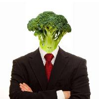 Pixwords Com a imagem vegetal, homem, pessoa, até, vegan, vegetais, brócolis Brad Calkins (Bradcalkins)